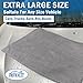 HOMEXCEL Professional Large Microfiber Car Drying Towels 2 Pack, Lint Free, Scratch Free, Highly Absorbent Drying Towel for Cars, SUVs, RVs, Trucks, and Boats,31