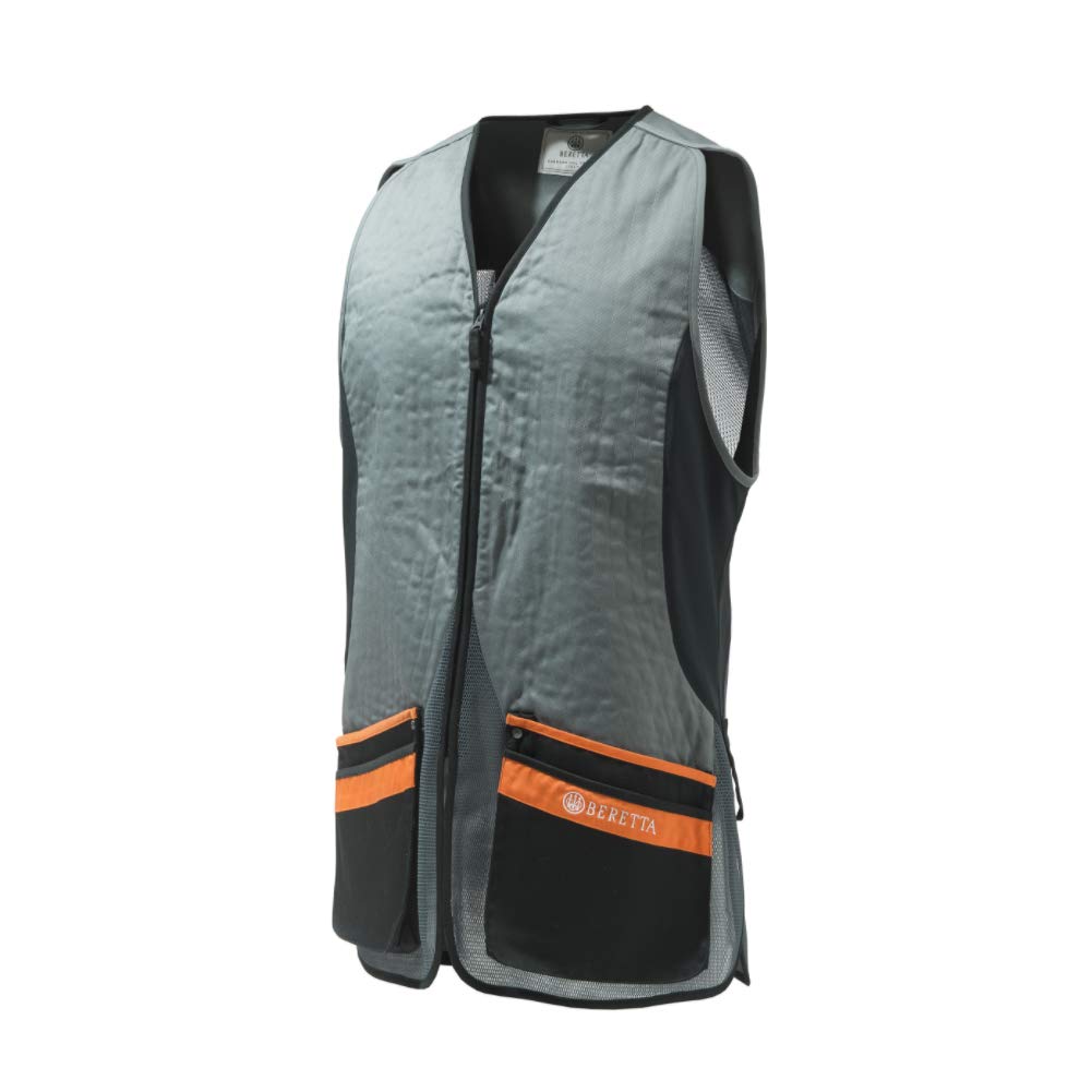 Beretta Men's Silver Pigeon Evo Range Hunting Ambidextrous Vest, Gray, Small