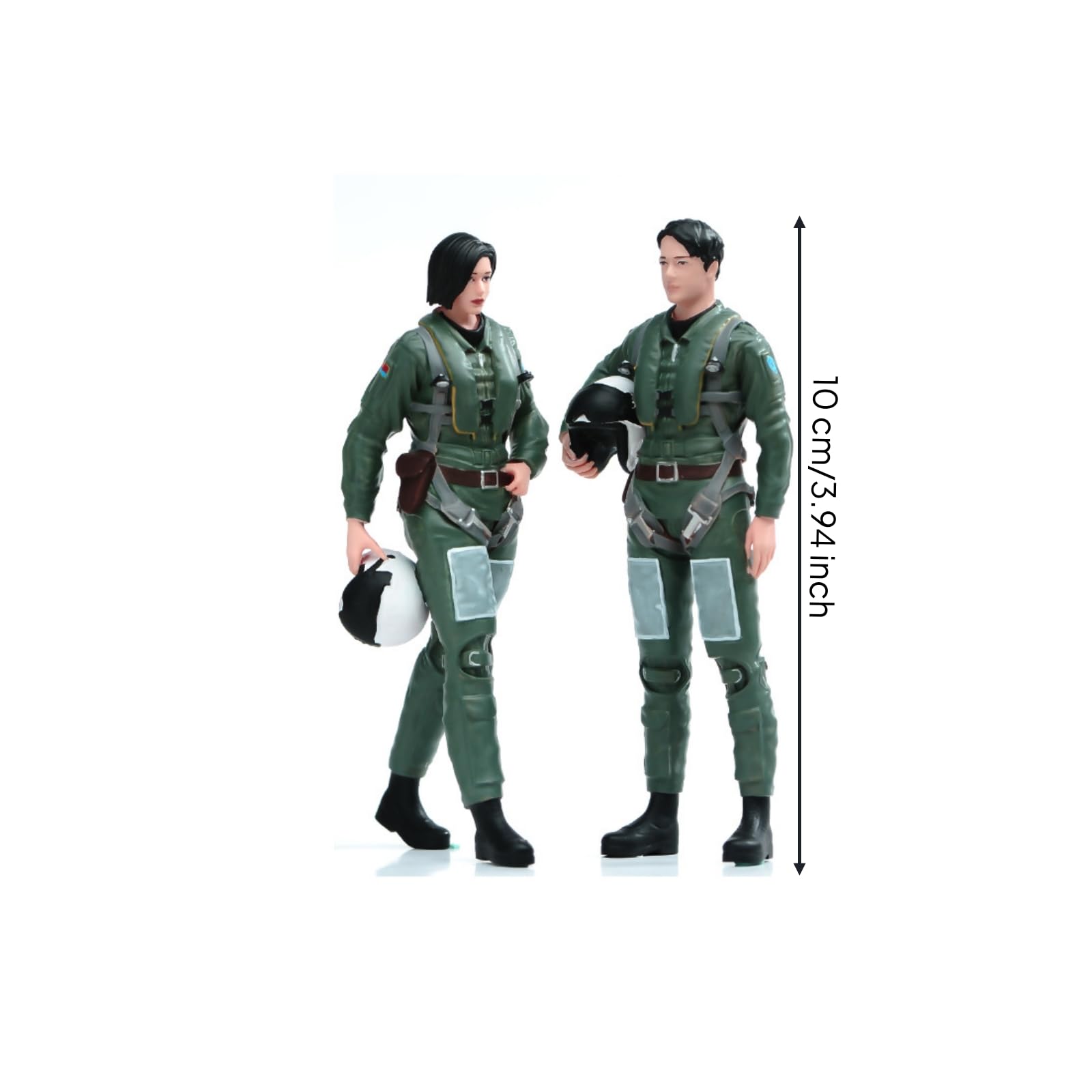 2 Piezas Figura Conductor a Escala 1/24 corativo Adorno Escritorio Miniatura Robusto Molismo para Dioramas