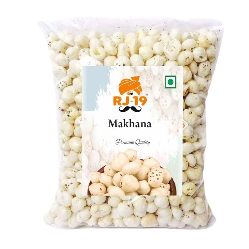 GI RJ 19 Premium Fox Nuts Phool Makhana 500Gm | Jumbo Size, Pesticide Free | Natural & Crunchy | Fit for Fasting | Hygienically Packed-image-17