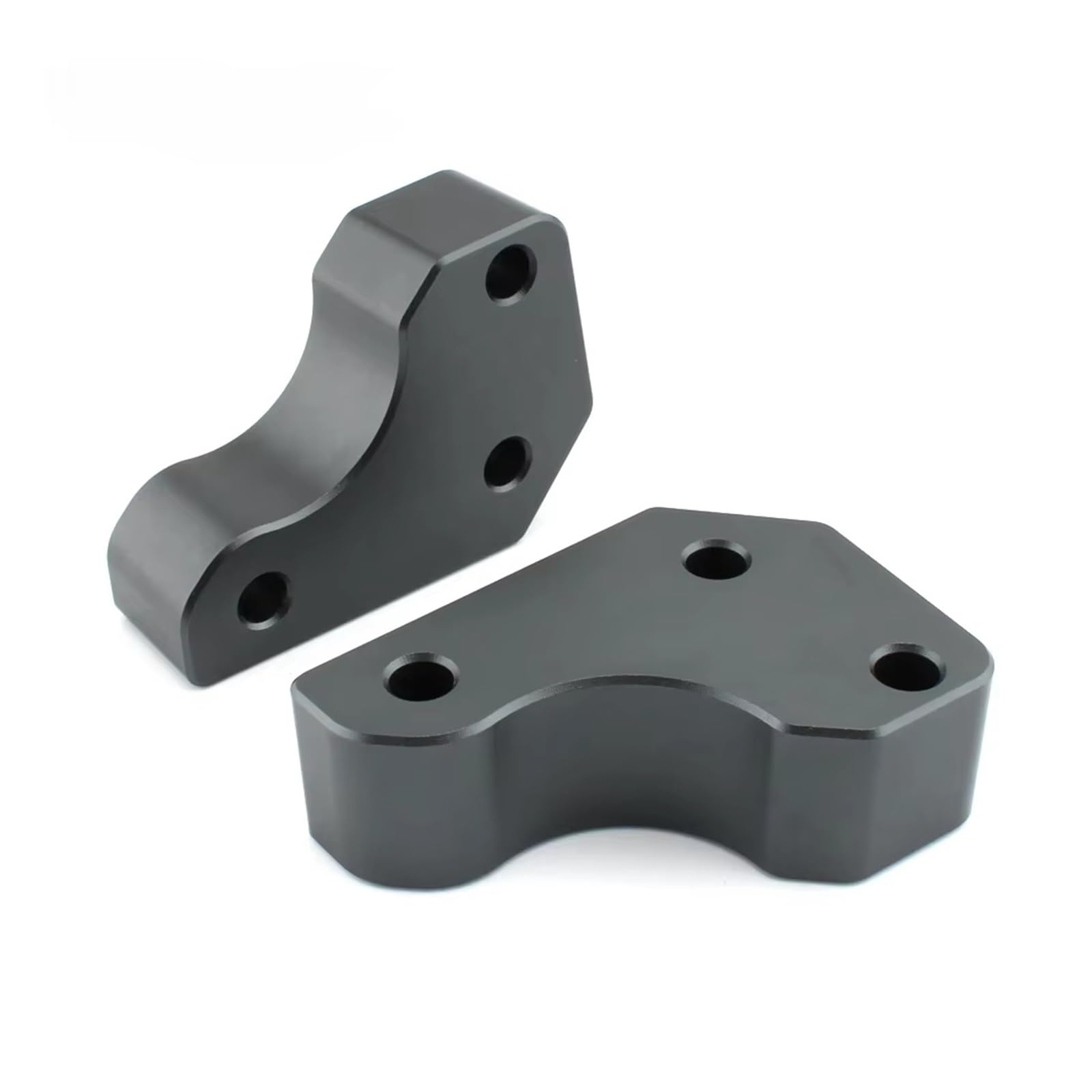 Adaptador De Clip Para Manillar Elevador Motocicleta Para Concours 1400 GTR1400 2008 2009 2010 2011 2012 2013 2014 2015 2016-2019 Alzas Manillar Moto(Titanio)