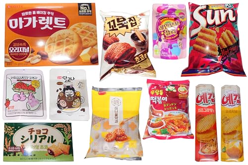 韓国ボックス 韓国人気輸入菓子詰め合わせ 11種(オリオン、ヘテ、ダルゴナ、マロウポップなど)