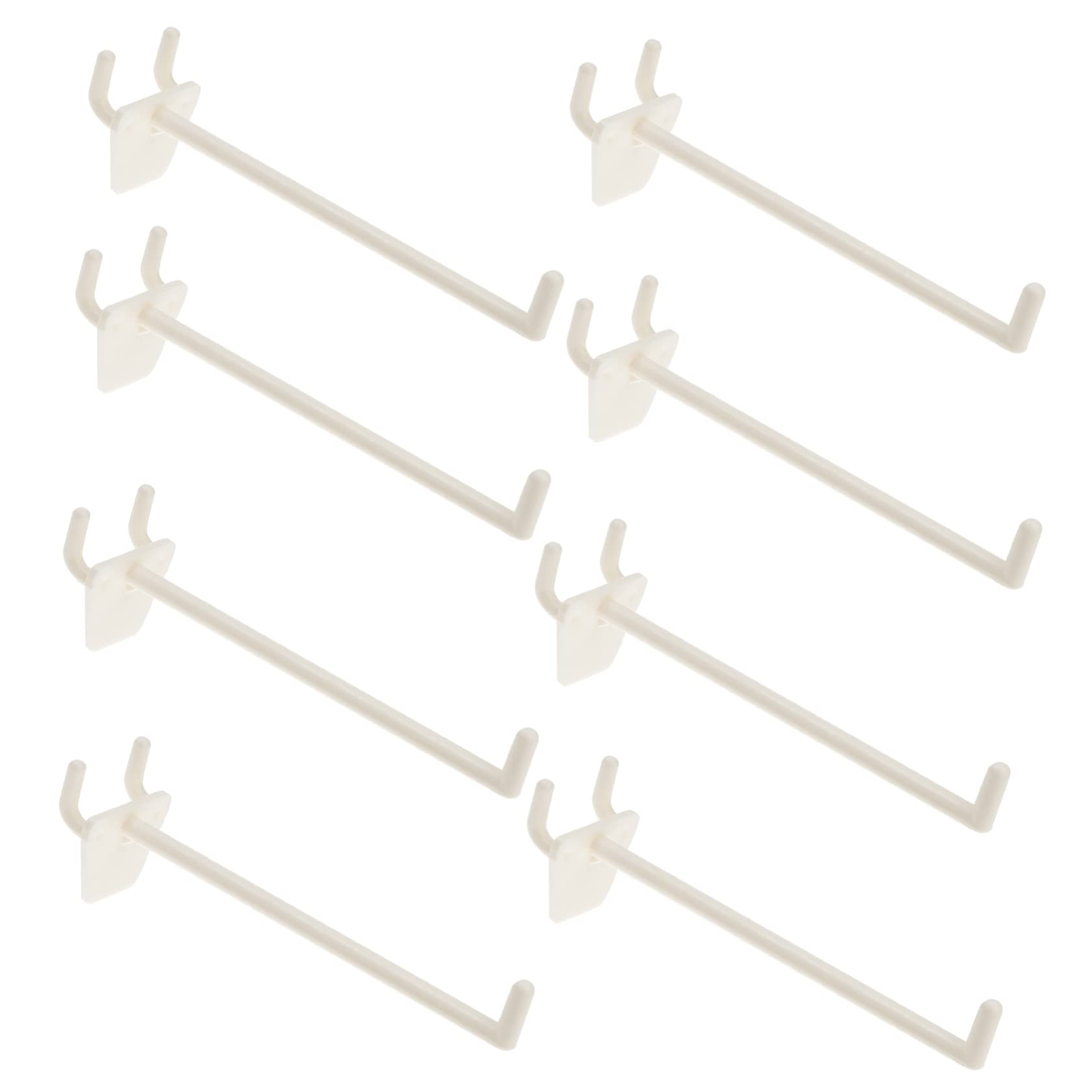HOOTNEE 100pcs Peg Board Hook Peg Wall Hooks Wrench Wall Hanger Utility Hooks Pegboard Tools Hooks Pegboard Clips Pegboard Hanger Hooks Pegboard Accessories Pegboard Hooks for Peg Abs