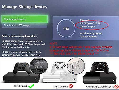 Image of MaxDigitalData Gaming HDD 2TB 128MB Cache SATA 6Gbps 2.5inch Internal Hard Drive (Pre-Formatted for Xbox One X & Firmware Installed)