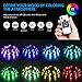 AMIR Upgraded LED Strip Lights, 30 LED 3.3ft TV Backlight Strip with Remote, USB Powered 19 Modes 20 Color Changing Bias Lighting for TV Desktop PC, LED Strip Lights for Tik Tok, Halloween Decorations