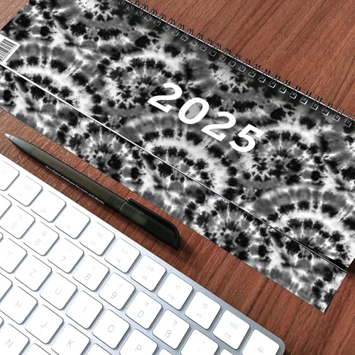 Tischkalender 2026, Querkalender Querterminbuch 2026, 1 Woche/ 1 Seite, 64 Seiten, 297 x 130 mm, Quer, Terminkalender, Karton, Jahresübersicht ... Adress-Notizseiten, Wire-O-Bindung: gratis