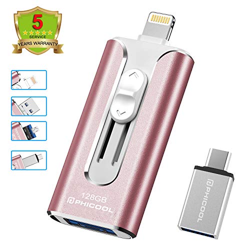 Photo Stick for iPhone USB Flash Drive,Memory Stick 128GB Photostick Mobile for iPhone