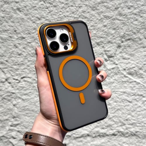 HJZSZX iPhone 16 Pro Y܂肽݃X^h }OlbgdbP[X ~߃t[ یLbv (iPhone 16 Pro/IW BC ZJp)