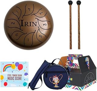 Slit Drums Steel Tongue Drum 5.5 Inch 8 Tone C Keys Handpan Drum With Drumsticks Bag Percussion Instrument For Yoga