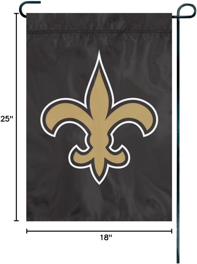 Party Animal NFL New Orleans Saints Premium Garden Flag - Image 5
