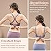 JAMRID 5 Pack Maternity Nursing Bras for Breastfeeding Seamless Hands Free Pumping Nursing Maternity Bra Bralette Underwear for Pregnancy (Black+Grey+Beige+Dusty Blue+Purplebean, L)