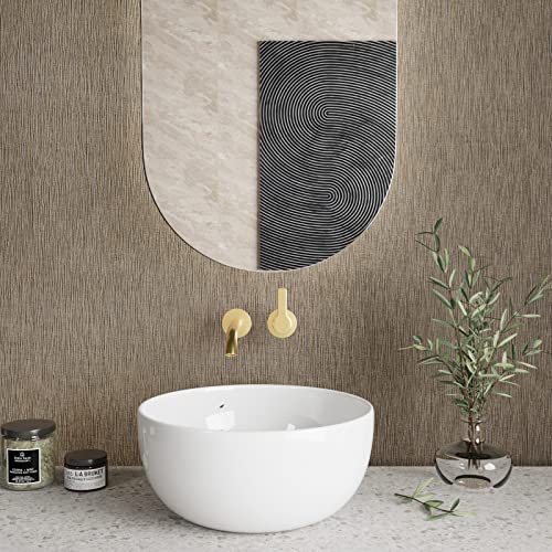 Cre8Tive Tan Grasscloth Peel And Stick Wallpaper Textured Faux Grass Cloth Contact Paper For Cabinets Self Adhesive Removable Linen Fabric Wallpaper For Living Room Bedroom Table Dresser Decor 12"X80" #TOP2