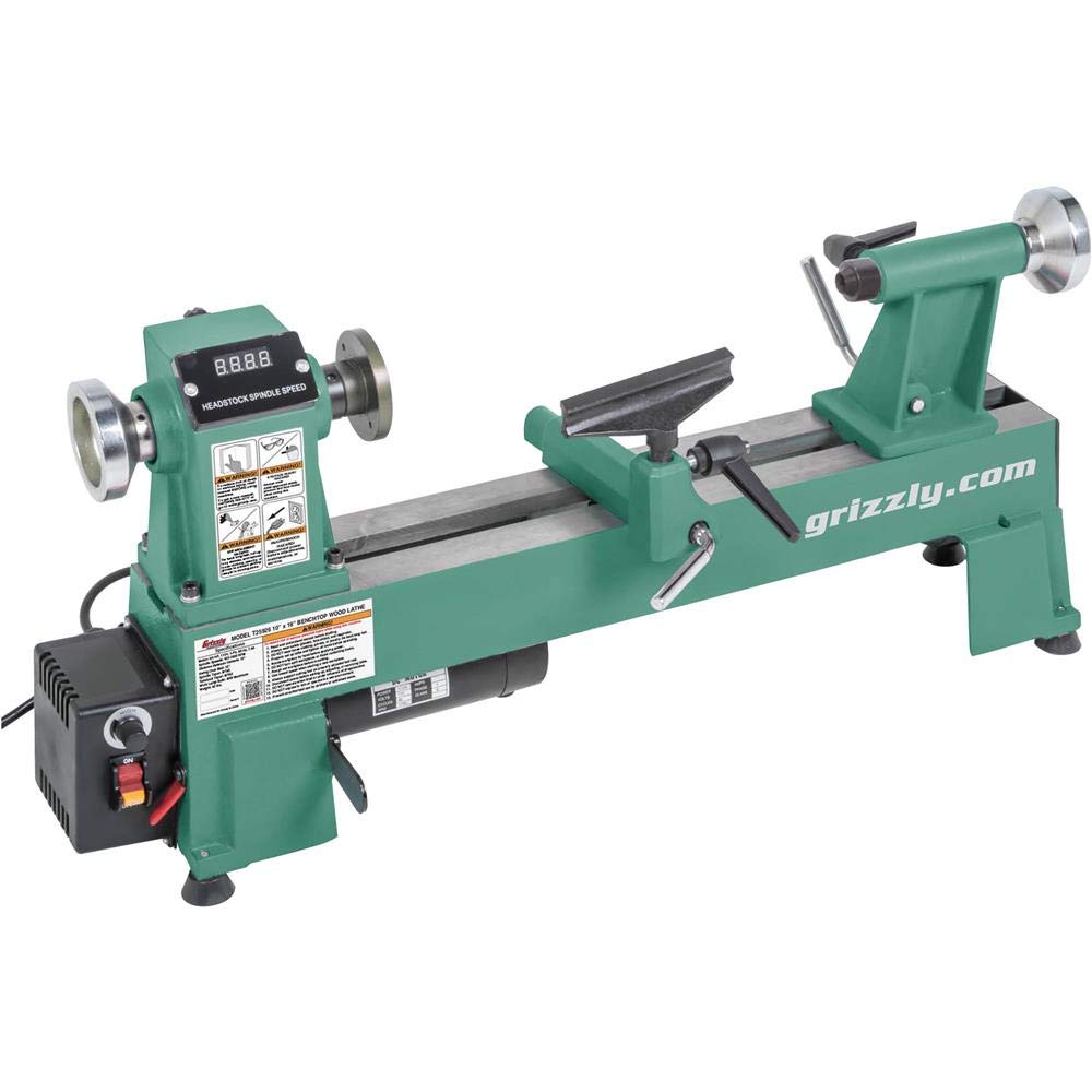 Variable-Speed Benchtop Wood Lathe 
