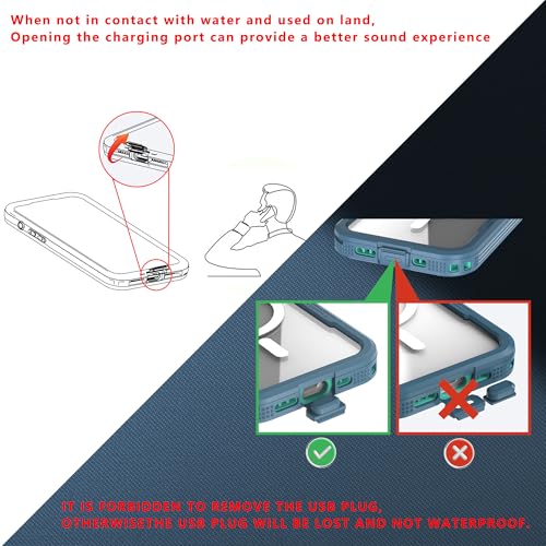 Coque iPhone 16 Plus étanche MagSafe résout le risque de casse d'eau et de poussière - 7