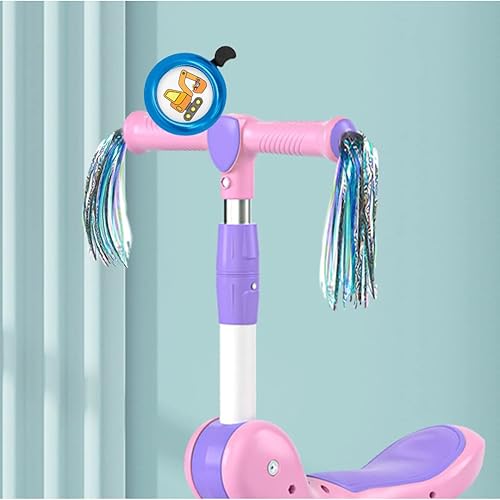 Miniatura 6 de Lindas excavadoras naranjas campanas de bicicleta de dibujos animados para vehículos de bicicleta de sonido nítido y claro