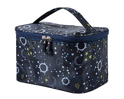 JunNeng Sac De Rangement Pour Cosmétiques Sac Cosmétique Pour Femmes Sac De Rangement De Voyage Pour Cosmétique Trousse/Organisateur/Sac de Toilette, Ciel étoilé Cover