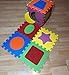 alfombra Puzzle para Bebe, Proteccion del Suelo de la habitacion niños y niñas 15pcs 30cm figuras geométricas y Letras vocales