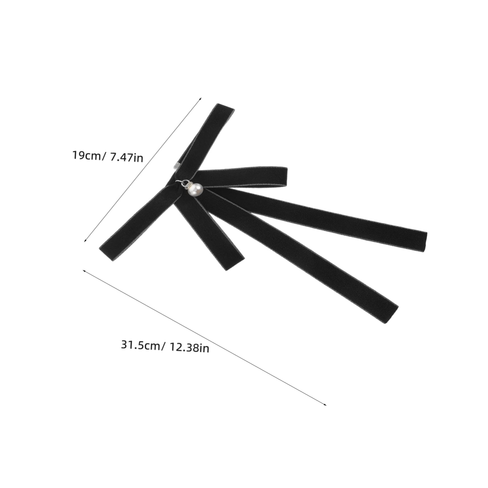 Ipetboom Adjustable Bow Tie for Women Comfortable Pre Tied Necktie for School Uniforms Club Activities Weddings Cosplay Versatile Accessories for Wear