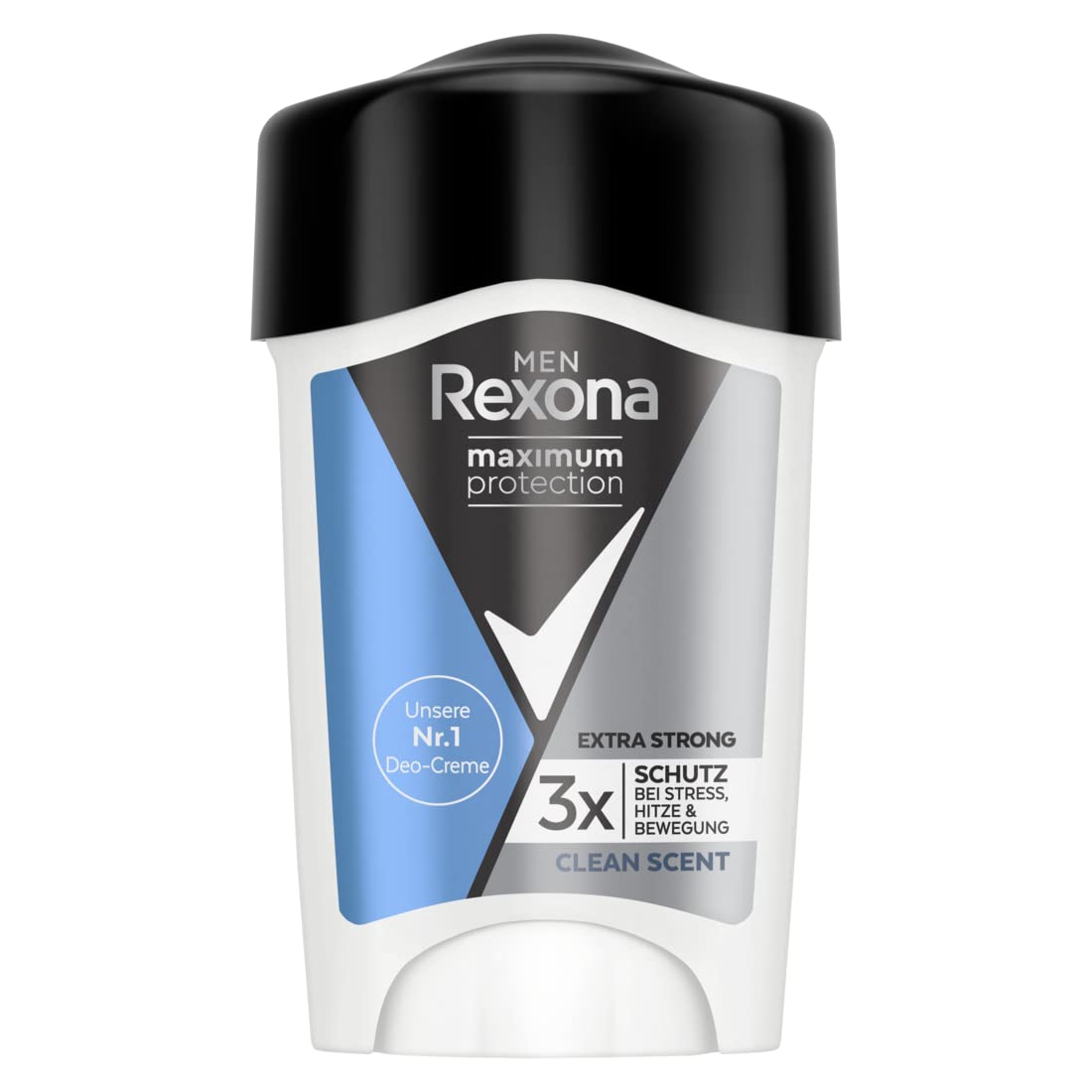 Rexona Men Maximum Protection - Desodorante antitranspirante con 48 horas de protección contra la sudoración intensa y el olor corporal, 45 ml, 6 unidades