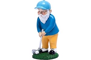 Charming 8.3" Garden Gnome: A Delightful Addition to Your Golfing Paradise