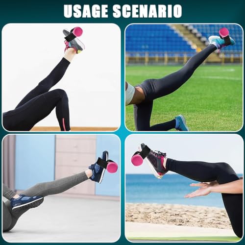 Proberos® Adjustable Dumbbell Foot Attachment for Leg Strength Training, Shin Splint & Injury Recovery, Portable Ankle Straps for Home Gym, Hamstring Curls, Tibialis Trainer, Glute & Quad Exercises 5 51w pI90iVL