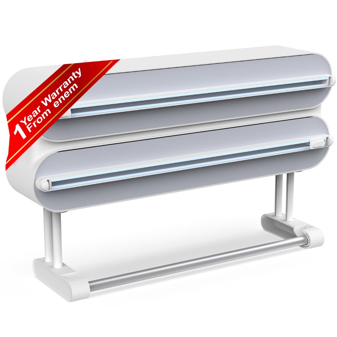 Enem 3 in 1 Cling Wrap Dispenser with Cutter, with 1 Year Warranty & Customer Support from Enem (B0DCSQ9T3Y) Amazon Price History, Amazon Price Tracker