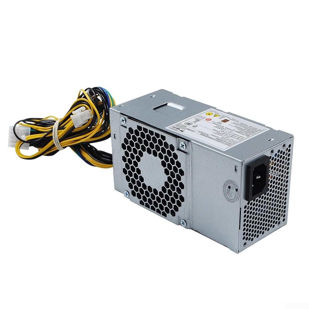Minhe Alimentatore TFX da 500 W per interfaccia Erazer D215 (00PC745), 10P+4P+8+8pin, compatibile con desktop M310 M410 510S M510, metallo argentato