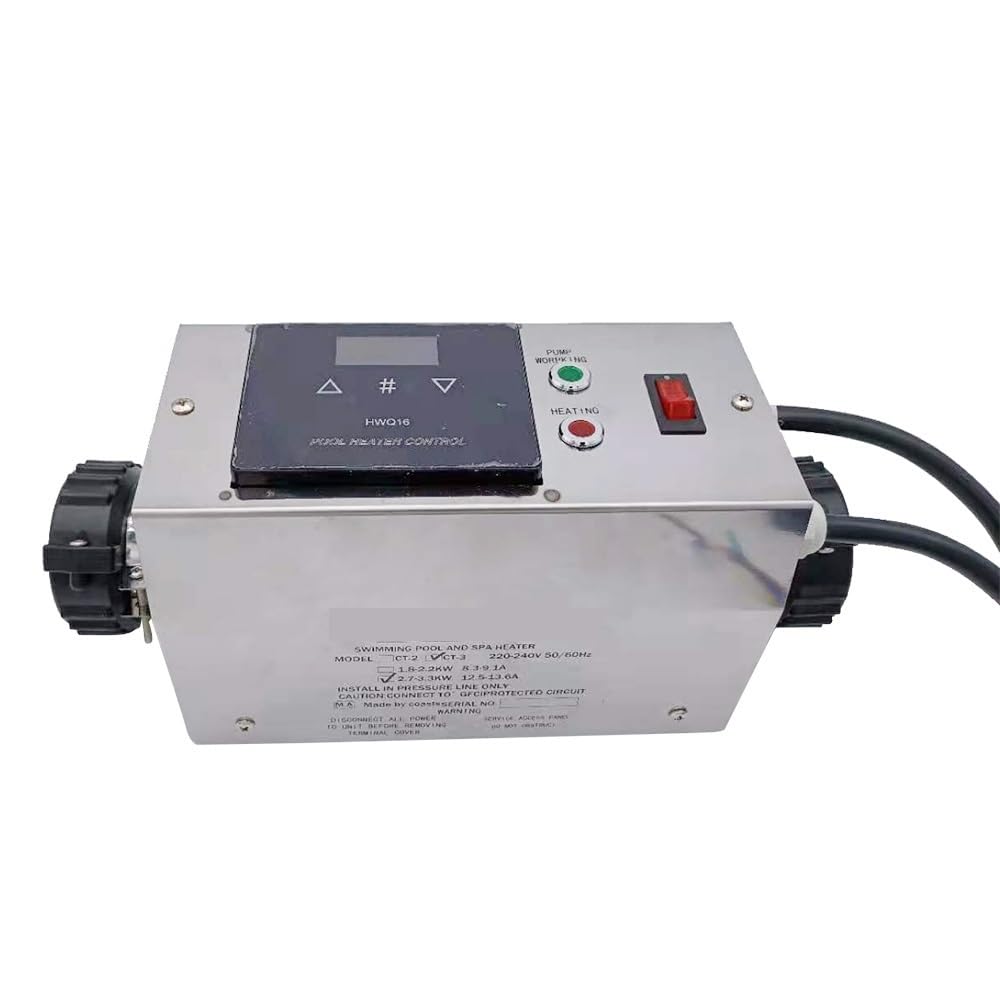 Podgrzewacz wody, 3KW podgrzewacz basenowy elektryczny basen i wanna SPA ogrzewanie wody termostat akcesoria do basenów