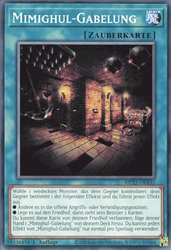 Mimighul-Gabelung MP25-DE435 Common Deutsch Boosterfrisch 1. Auflage - 2025 Mega-Pack Tin - mit ReCollectibles-Versandschutz - für Yu-Gi-Oh!