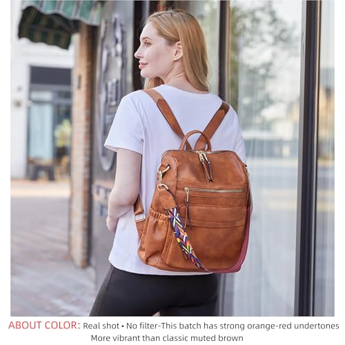 Dora & Liz Leather Backpack Purse