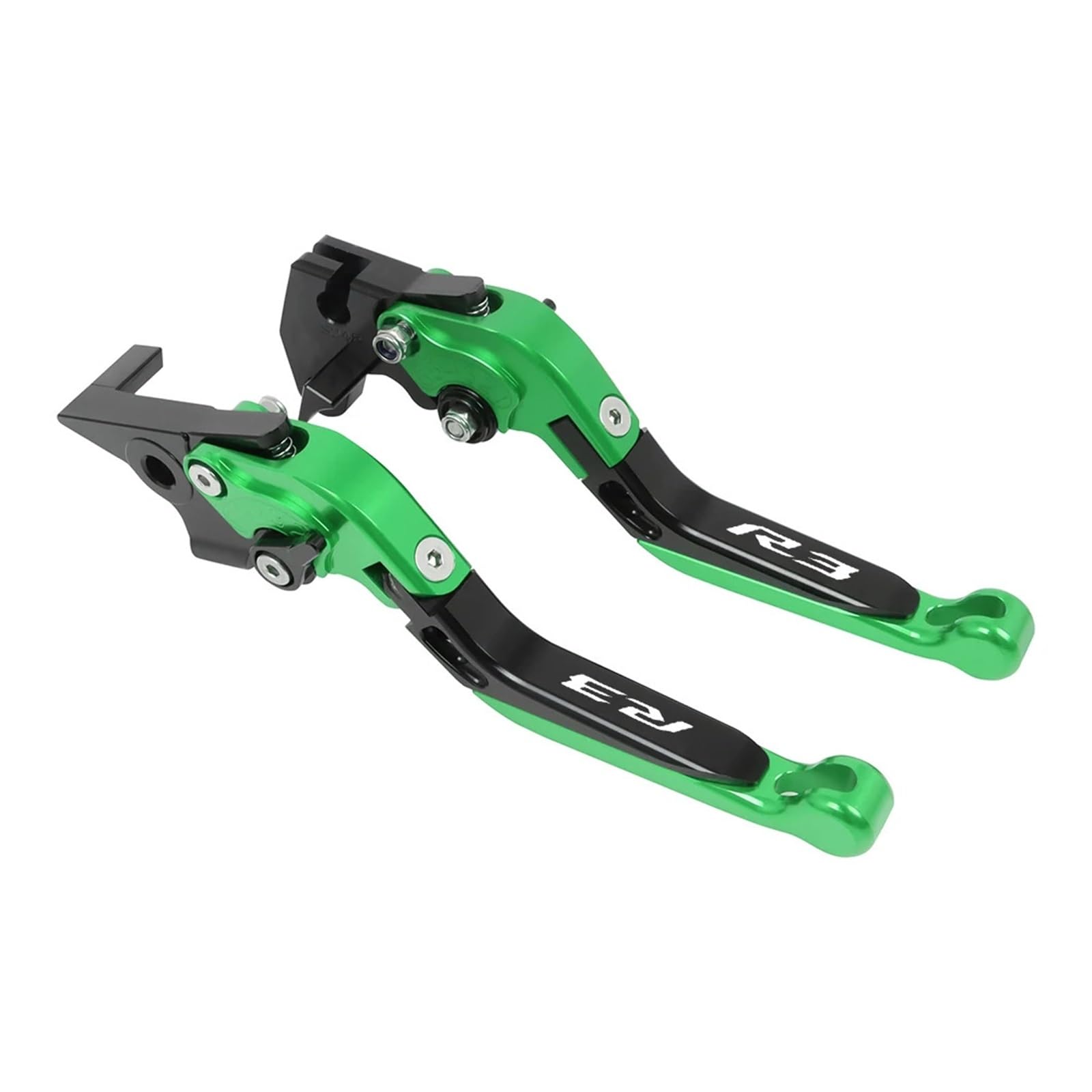 KTEBNWOSD Motorcycle CNC Adjustable Folding Brake Clutch Levers Handle for Ya&maha YZF R3 YZFR3 2015-2022 Brake Clutchs Levers