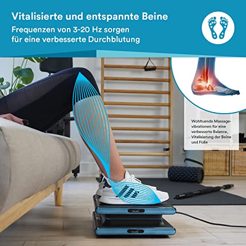 Skandika Vibrationsplatte Sunna | modernes Design | kompakt und platzsparend, bis 20 Hz, inkl. Fernbedienung, LCD… – Bild 5