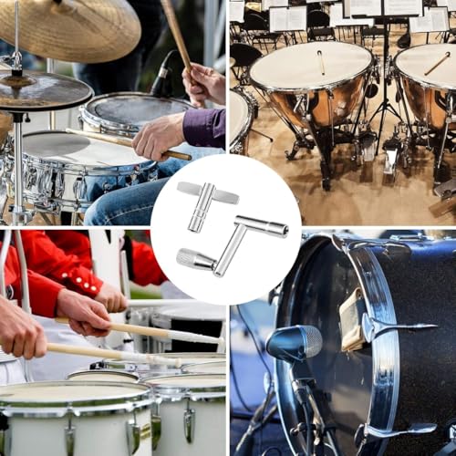 Schlagzeugschlüssel,Metall Drum Key,Trommel Schlagzeug Stimmschlüssel 4PC Schlagzeug Tuning Key 1 Z und 3 T-Schlagzeugschlüssel für Schlagzeuge Trommel Schlaginstrumente
