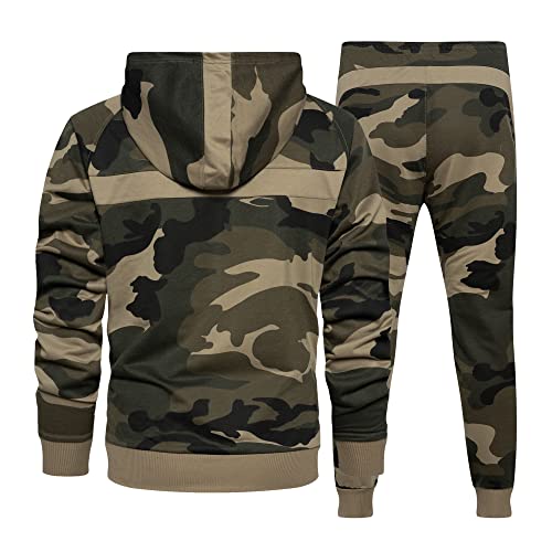 MANTORS Mens Camo Tracksuit Casual Hooded Track Suits Long Sleeve Hoodie and Sweatpant Jogging Sweatsuit2