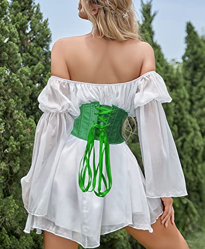 Image of Alivila.Y Fashion Womens Sexy Satin Vintage Underbust Waist Training Corset Bustier
