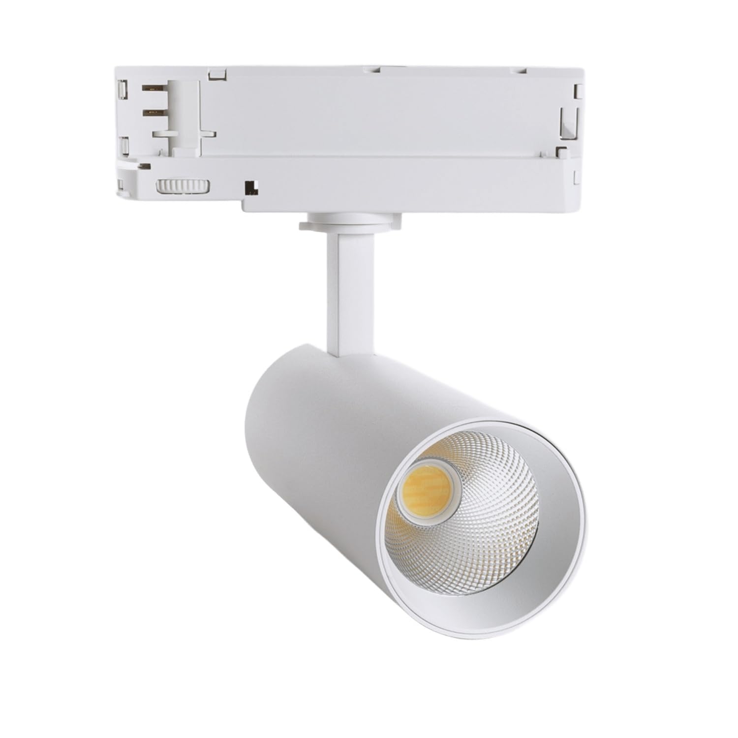 LEDKIA LIGHTING Faretto LED Binario Trifase 20W Carlo Bianco 2700K Bianco Caldo
