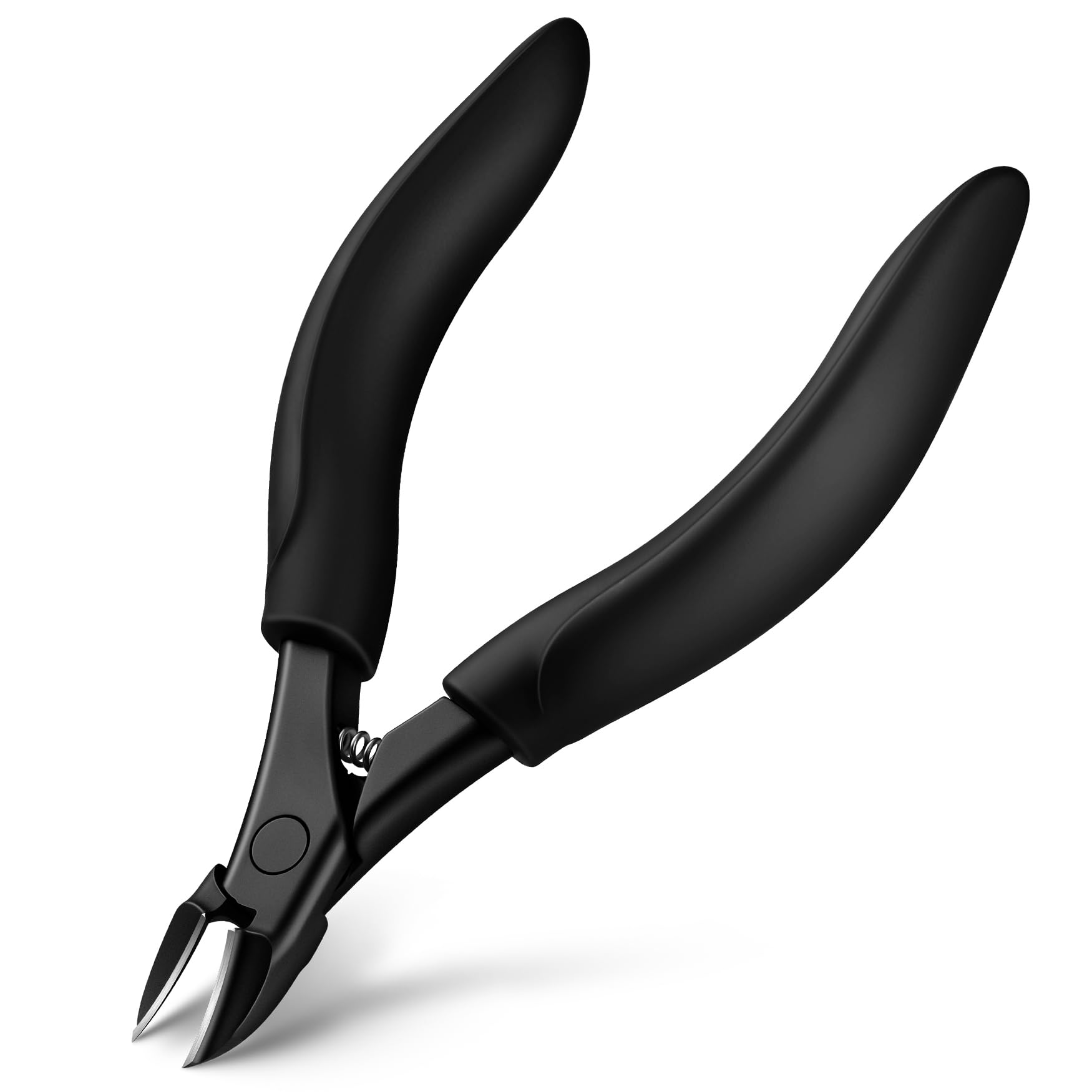 BEZOX Cortaúñas para dedos de los pies gruesos para personas mayores, cortaúñas encarnadas con borde de corte elevado, tijeras de diseño ergonómico para uñas gruesas, recomendado por podólogos