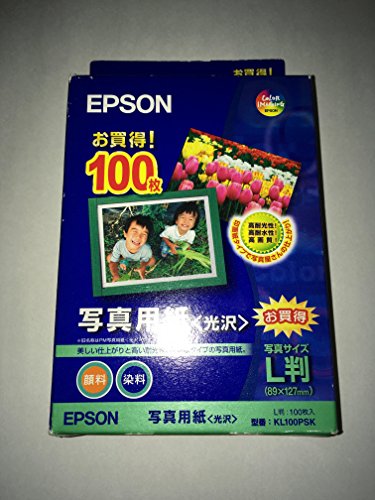 EPSON 写真用紙[光沢] L判 100枚 KL100PSKR 6g7v4d0 Amazon.co.jp: エプソン EPSON 写真用紙[光沢] L判 100枚