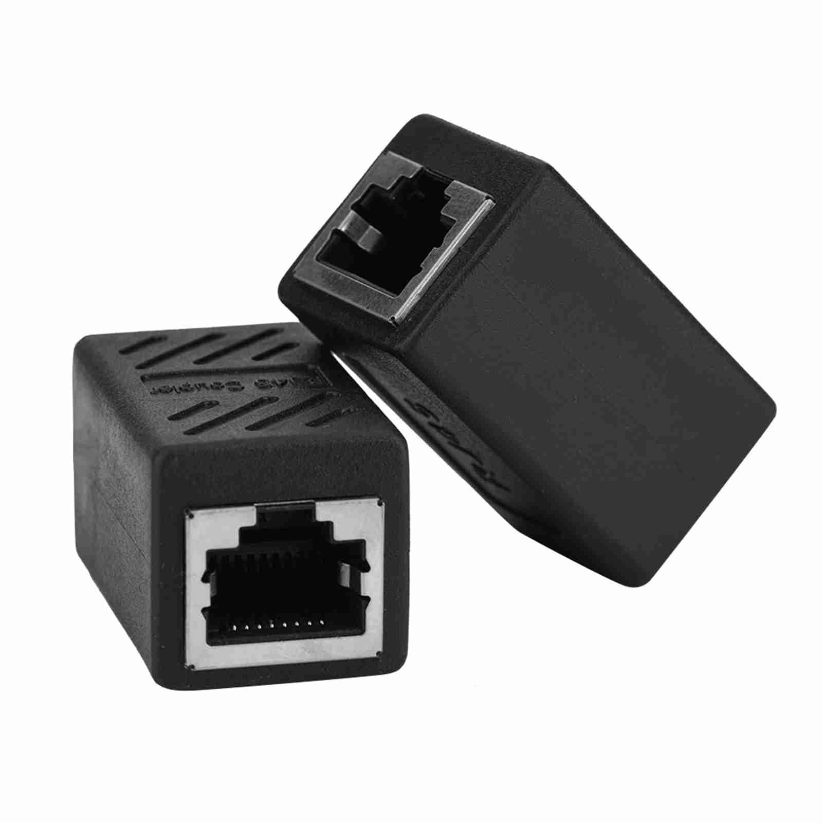 Cocoarm Coupleur RJ45 Adaptateur d'Extension Ethernet Boîtier Blindé Connecteur Femelle à Femelle