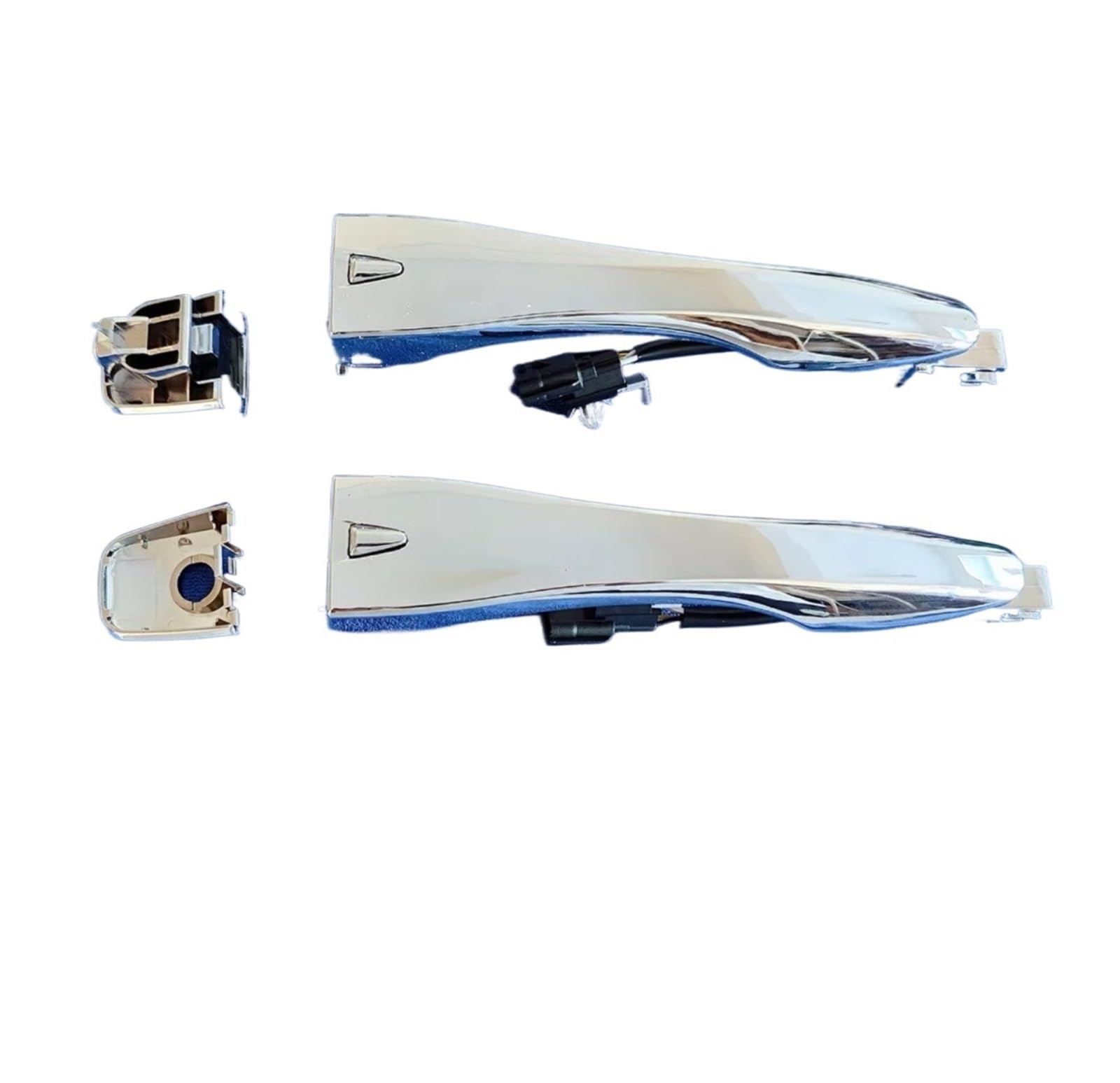 Iukmr Lh And Rh 2Pcs For Nissan For Altima For Teana For Pathfinder 2013-2018 With Buttons And Sensing Cables Chrome Exterior Door Handle Car Outer Door Handle(Lh And Rh 2Pcs)