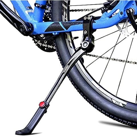 New Alloy Adjustable Rear Side Non-Slip Bicycle Bike Kickstand, Height Adjustable Bike Stand suitable for 24"-29"inches mountain bike/road bike Cover