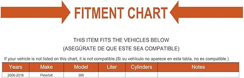 Miniatura 3 de Juego de 2 limpiaparabrisas delantero de repuesto para Peterbilt 386 2006-2016