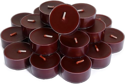 DEYBBY Velas perfumadas, velas de té de cera de soja de larga duración utilizadas para todos los soportes, taza transparente, 12 unidades, hasta 4
