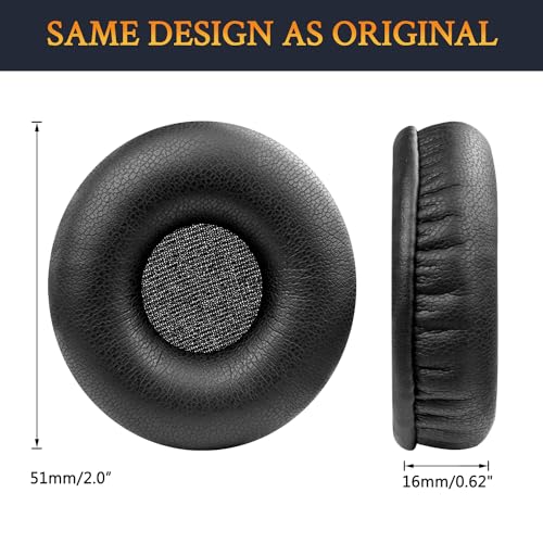 Almohadillas para auriculares SOULWIT para Jabra Pro 930/9450/9470 y Biz 1500/2400 - Negro miniatura 3