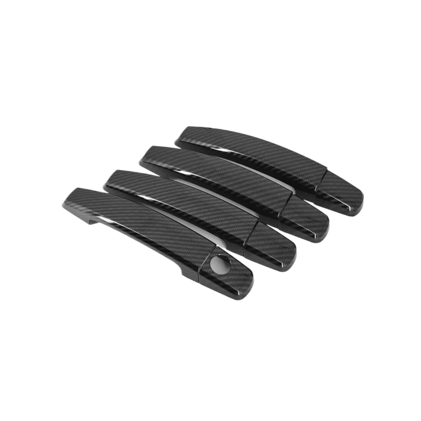 DSPOLIMV Outer Door Handle Cap Compatible with Chevrolet for Orlando 2011 2012 2013 2014 2015 Chrome Carbon Fiber Car Door Handle Cover Trim Stickers Styling(Carbon Fiber)