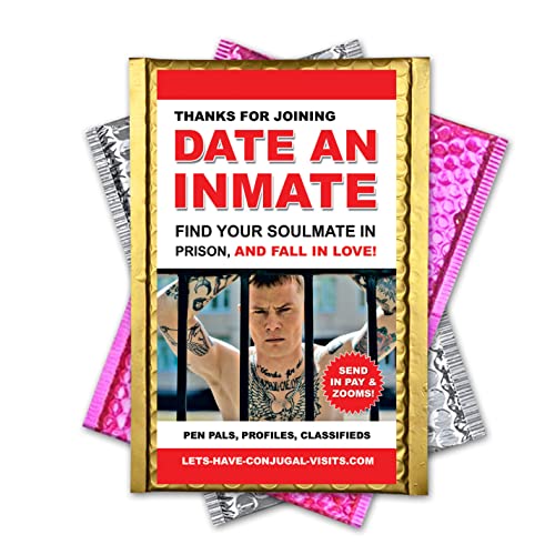 Design Doggie Pranks Date an Inmate Gag - Send Anonymous and Embarrassing Prank Mail to Your Friends...