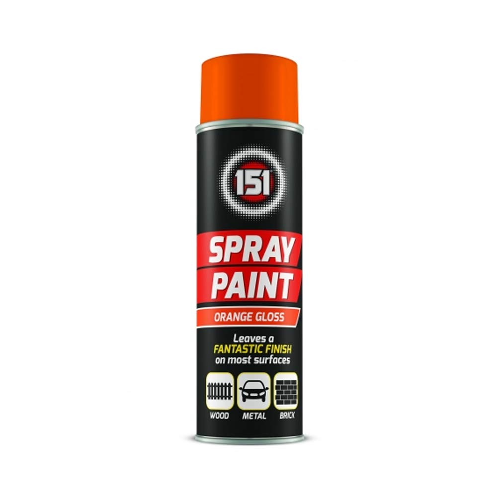 3 x Spray paint orange