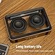Ginobili Bluetooth-Lautsprecher, Retro, transparent, Verbindung, Stereo-Soundbar, Bluetooth, Musik-Player, MP3-Player, ohne Nachtlicht