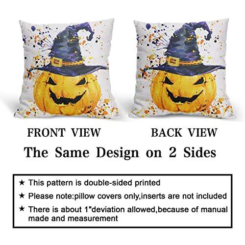 Sweetshow Halloween Cat and Pumpkin Pillow Covers #TOP7