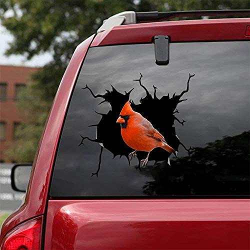 Ocean Gift Adesivi per auto Red Northern Cardinal, adesivi da parete, confezione da 2 – Adesivi realistici per auto, serie 10, dimensioni 25,4 x 25,4 cm Ocean Gift Adesivi per auto Red Northern Cardinal, adesivi da parete, confezione da 2 – Adesivi realistici per auto, serie 10, dimensioni 25,4 x 25,4 cm